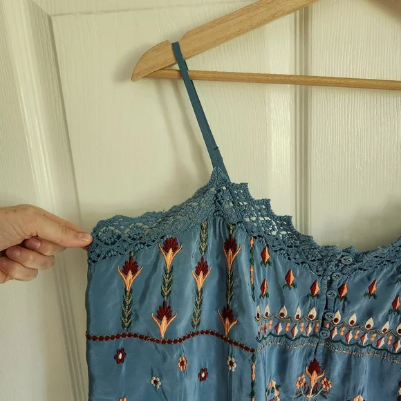 NWT Sundance Serenity Forever Embroidered Tank - Picture 6 of 11